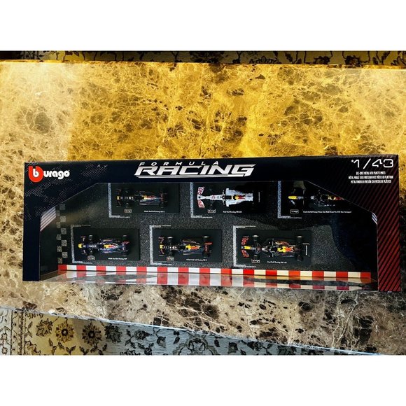 RARE Oracle Red Bull Racing Formula 1 F1 1:43 Scale Die Cast Metal 6 PACK - Picture 16 of 16